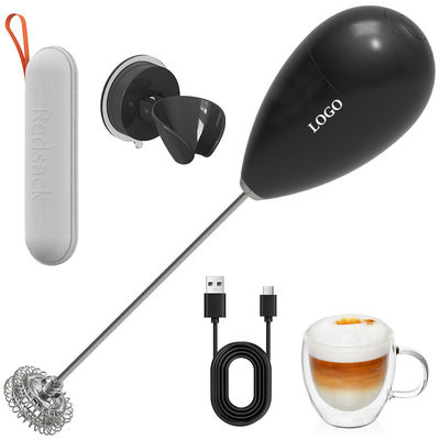 qualité  Suction Cup Wall Mount Electric Milk Frother Uses Safe Lithium Battery usine